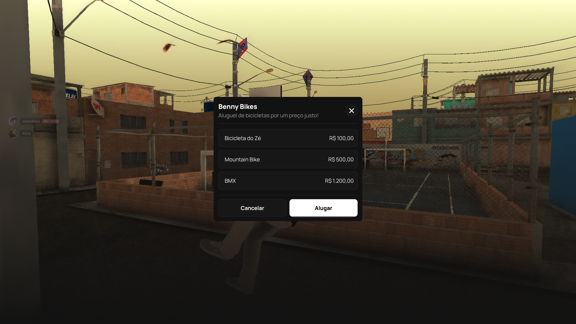 Aluguel de Bicicletas